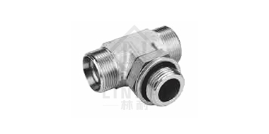 英管螺纹可调向O形圈密封柱端分支三通