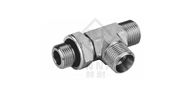 英管螺纹可调向O形圈密封柱端主支三通