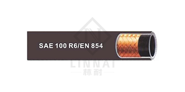 一层织物编织软管 