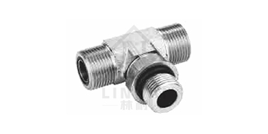 美制ORFS外螺纹O形圈平面密封/美制SAE
外螺纹带O形圈重系列ISO 11926-2分支三通