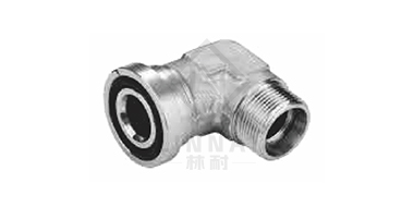 90°弯公制螺纹卡套式/轻系列法兰
ISO 6162-1